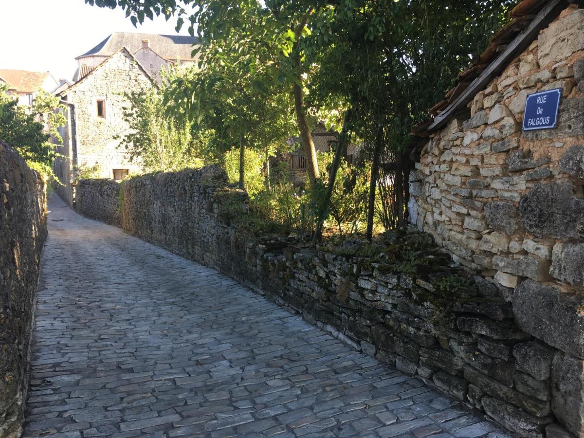 Maison En Pierres Au Coeur Du Village Medieval De Villeneuve 외부 사진