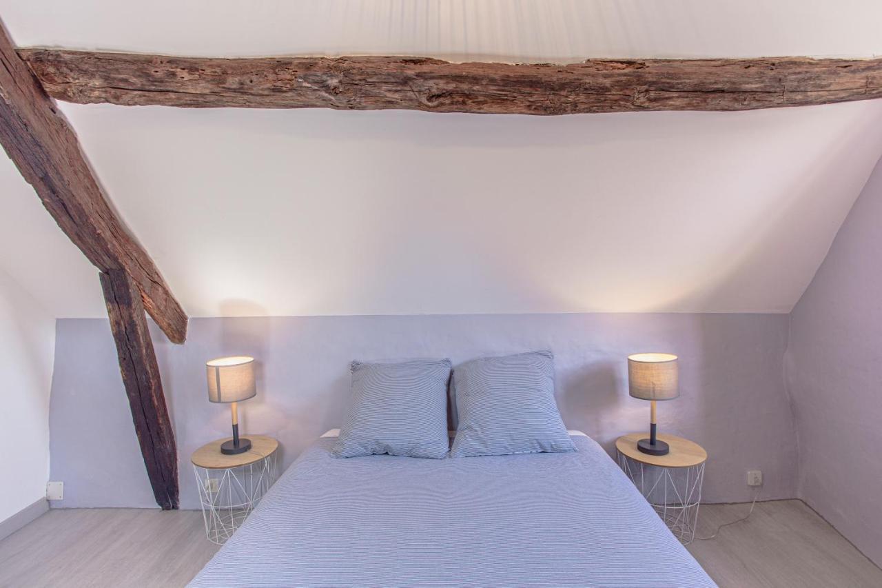 Maison En Pierres Au Coeur Du Village Medieval De Villeneuve 외부 사진